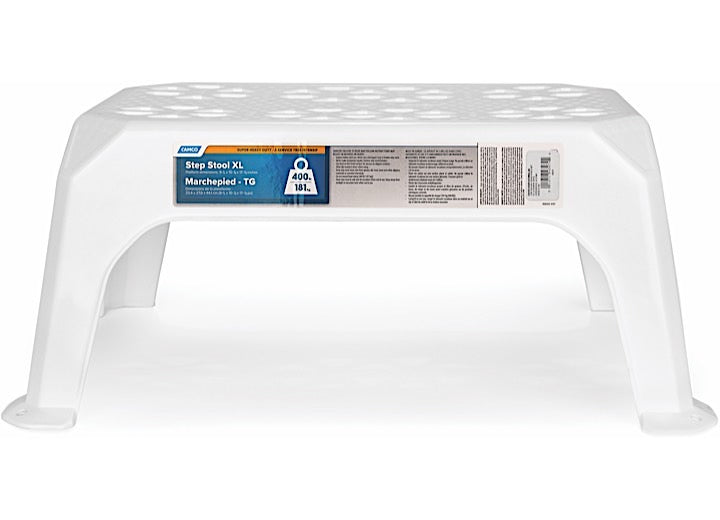 Camco STEP STOOL, PLASTIC, LARGE, WHITE (E/F)