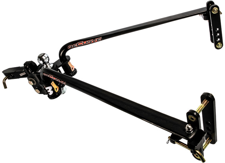 Camco ReCurve R3 Weight Distribution Hitch with Adjustable Sway Control - 4,000 GTW / 400 lb.TW