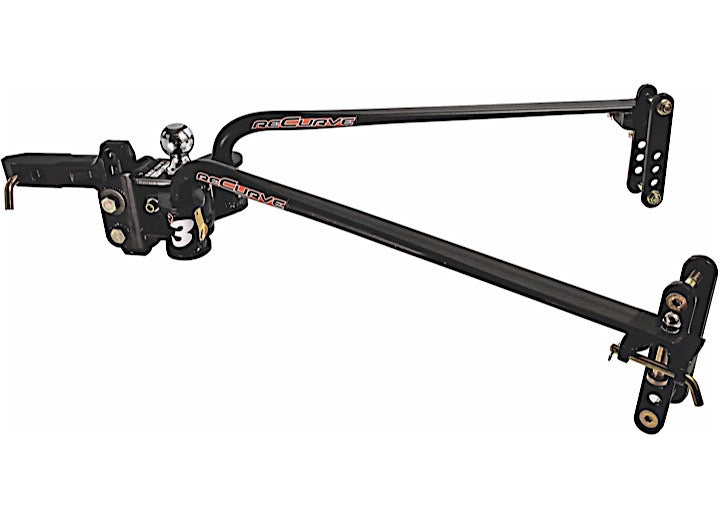 Camco ReCurve R3 Weight Distribution Hitch with Adjustable Sway Control - 12,000 GTW / 1,200 lb.TW