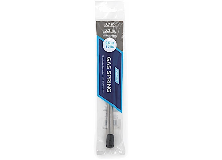 Camco GAS LIFT SPRING, 7.7IN EXTENDED, 5.3IN COMPRESSED, 40LB, SS
