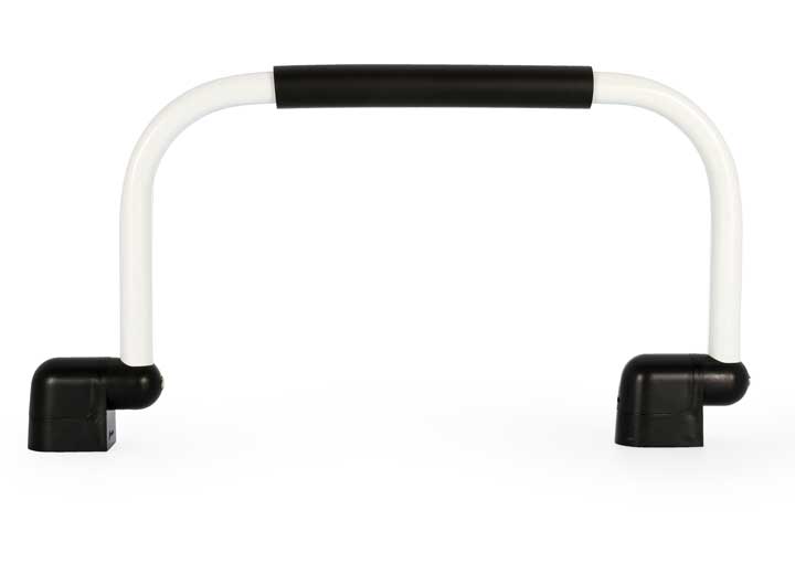 Camco Short Fold-Away Grab Handle - White