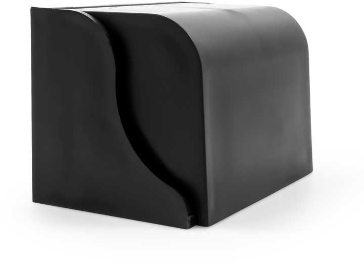 Camco Pop-A-Toothbrush Hygienic Toothbrush Holder for (2) Toothbrushes – Black
