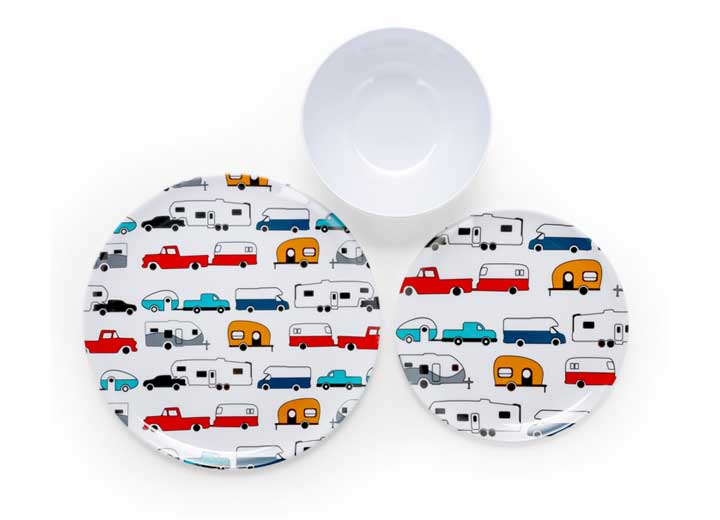 Camco Life Is Better At The Campsite Bowl - RV Pattern