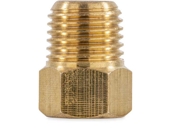 CAMCO LP FITTING, 1/4IN M NPT X 1/4IN F INVERTED FLARE W/CHECK VALVE