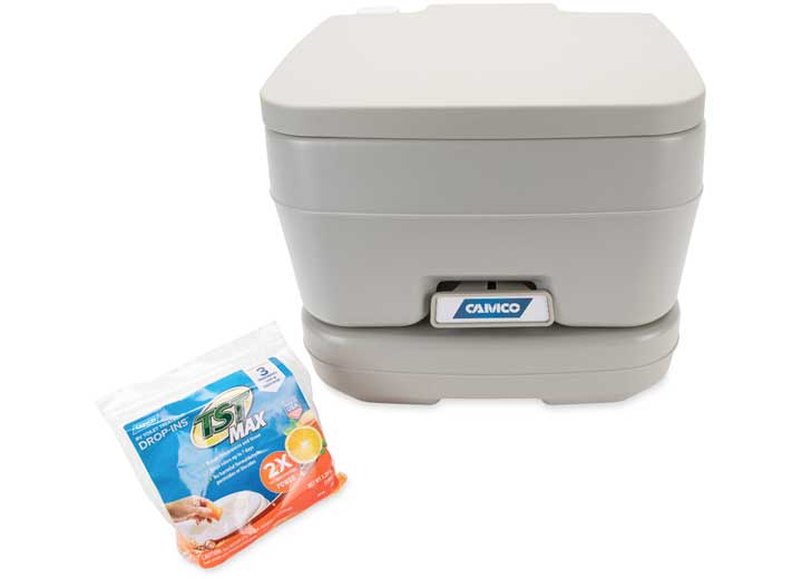 Camco Portable Toilet - 2.6 Gallon Capacity