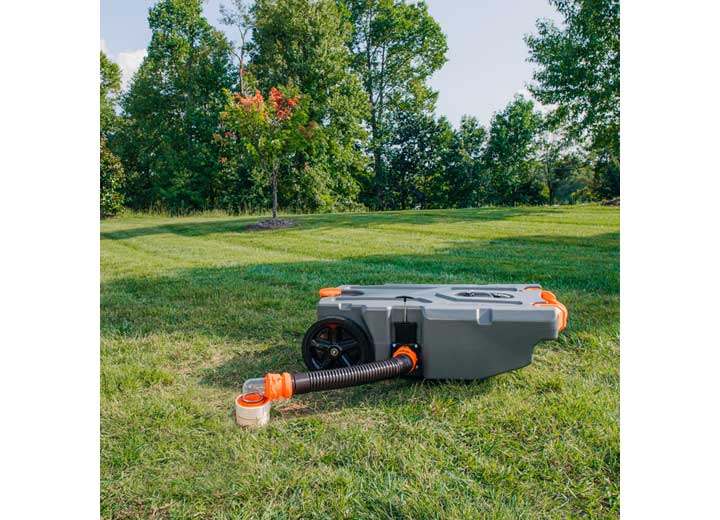 Camco Rhino Tote Tank Portable RV Waste Holding Tank Kit - 36 Gallon Capacity
