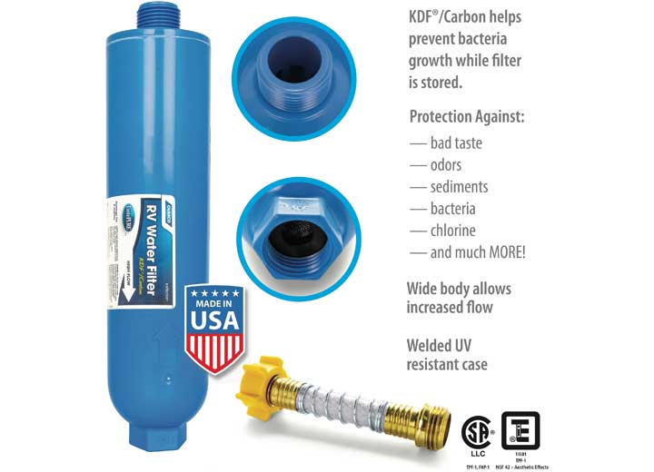 Camco TastePURE KDF/Carbon Water Filter