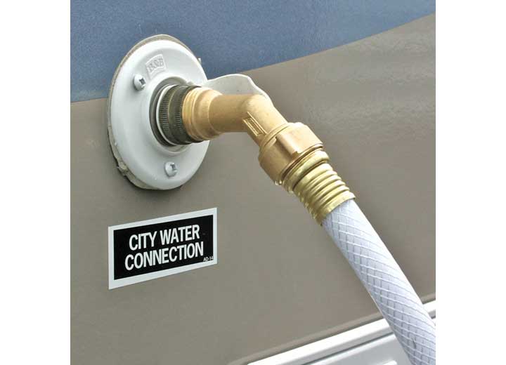 Camco 45-Degree Hose Elbow with Easy Gripper