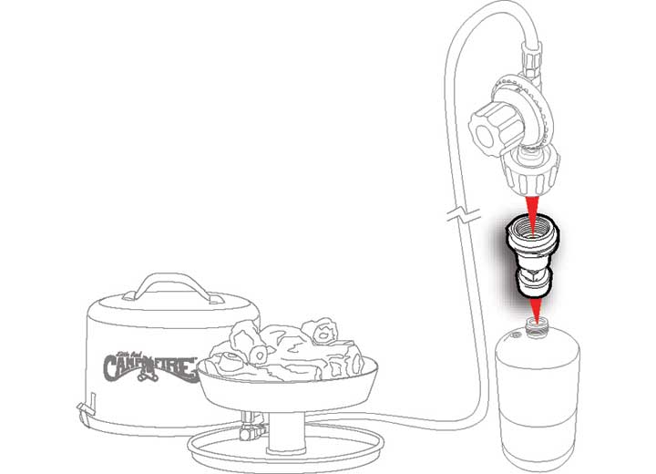 Camco Campfire Propane Adapter