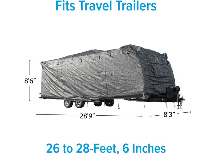 Camco PATTERNED RV COVER, TRAVEL TRAILER, 26FT-28FT6IN