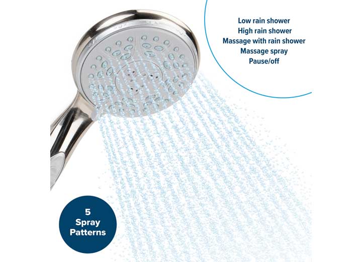 Camco RV/Marine Shower Head Kit - Chrome