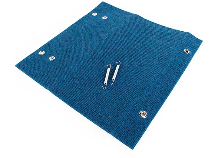Camco RV Wrap Around Step Rug - 18" Wide Blue