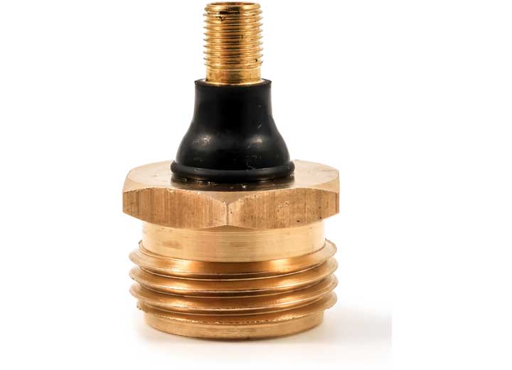 Camco Blow Out Plug with Schrader Valve – Brass