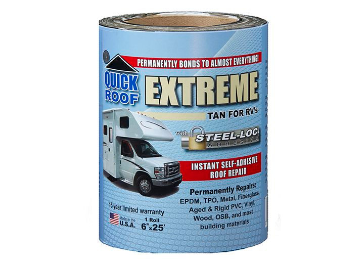 Cofair Products Inc QUICK ROOF EXTREME - TAN FOR RV'S 6INX25FT