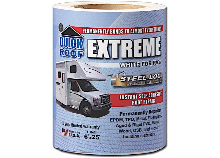 Cofair Products Inc QUICK ROOF EXTREME W/STEEL-LOC ADHESIVE PERMANENTLY REPAIRS MOST BUILDING MATERI