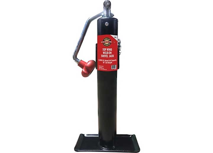 Carry-on Trailer 2K A-FRAME JACK, BLACK, 10IN TRAVEL TOP WIND