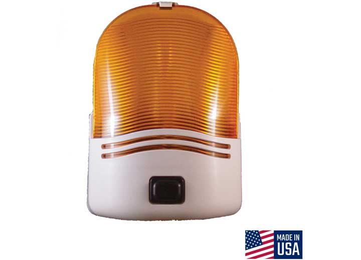 Creative Products Group OMEGA PORCH LITE, WITH SWITCH, AMBER LENS