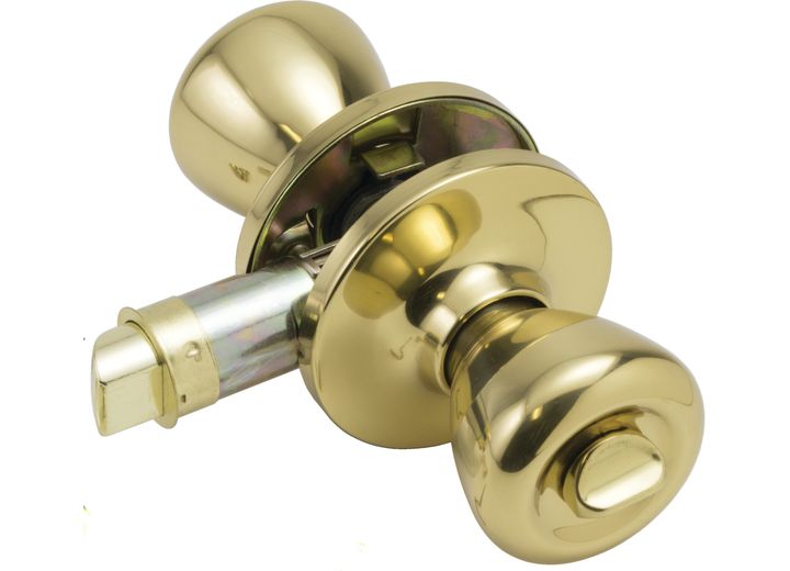 Creative Products Group LOCKSET, KNOB, C3 PRIVACY, BRASS