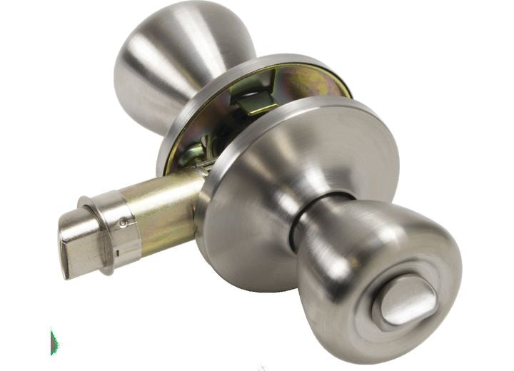 Creative Products Group LOCKSET, KNOB, C3 PRIVACY, STAINLESS STEEL