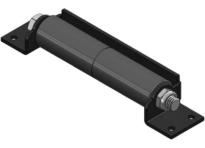Creative Products Group SLIDE OUT ROLLER, SURFACE MOUNT, MODEL#310. POWDER COAT 2006 BLACK MOUNTING BRAC