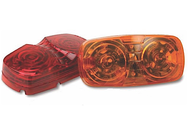 Custer Products Inc TRAILER LIGHT, MARKER - LED SEALED, 4IN X 2IN; NEED LENS GUARD; RED