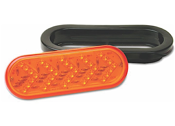 Custer Products Inc TRAILER LIGHT, STOP TURN TAIL - LED SEALED, 6-1/2IN OVAL; NEED PLUG, GROMMET; RE