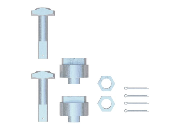 Curt Manufacturing REPLACEMENT 5TH WHEEL PUCK SYSTEM ANCHORS FOR RAM (LARGE, FITS 16021, 16022)