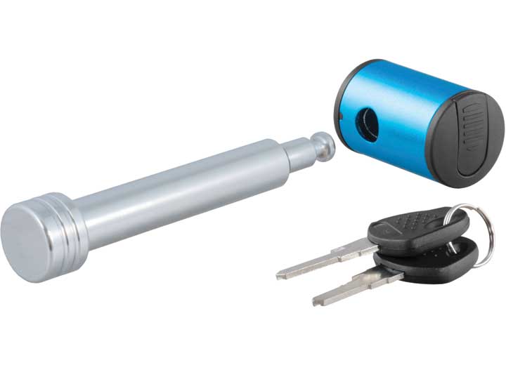 Curt Manufacturing RIGHT ANGLE CLASS III/IV/V (2IN & 2 1/2IN) RECEIVER HITCH LOCK - INCLUDES 2 KEYS