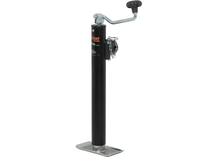 Curt Manufacturing PACKAGED JACK PIPE MOUNT 2K TOP WIND 15IN TRAVEL