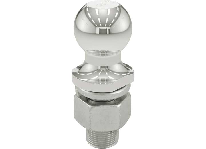 Curt Manufacturing 2IN STAINLESS BALL 1 1/4IN X 2 5/8IN SHANK 10,000LB