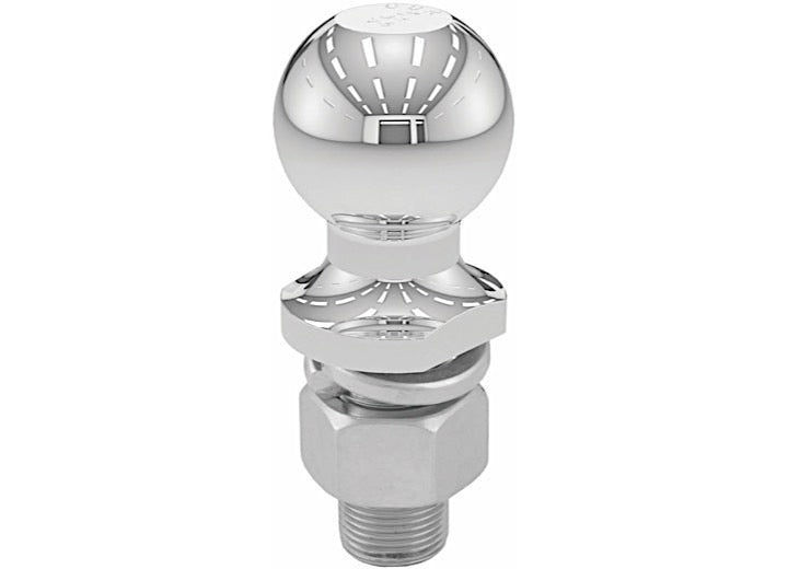Curt Manufacturing PACKAGED CHROME HITCH BALL 7500LB 2IN X 1IN X 2 1/8IN