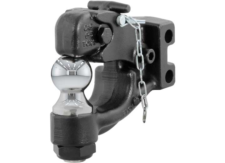 Curt Manufacturing Curt Channel-Mount Ball & Pintle Combination