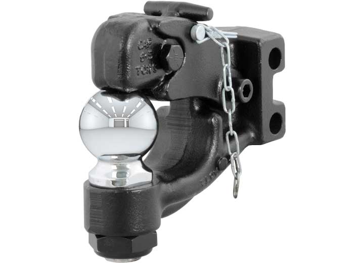 Curt Manufacturing CHANNEL-MOUNT FORGED PINTLE W/2 5/16IN BALL