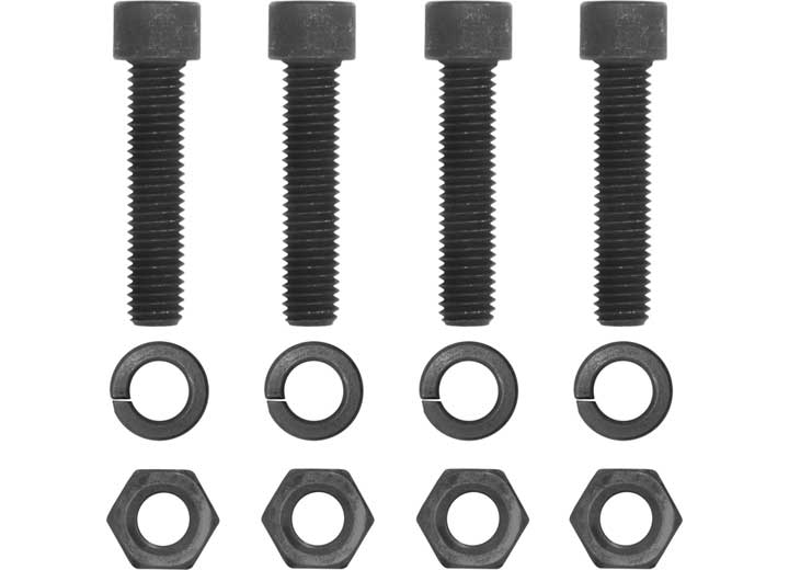 Curt Manufacturing PINTLE MOUNT HARDWARE KIT (1/2IN, GRADE 8, BLACK)