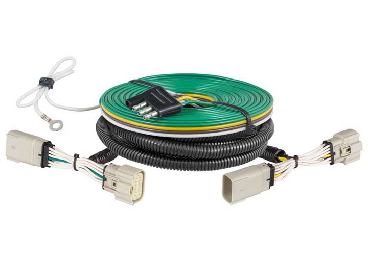Curt Manufacturing CUSTOM TOWED-VEHICLE RV WIRING HARNESS 21-C F150 W/LED TAILLIGHTS/BU SENSORS/ONBOARD SCALE