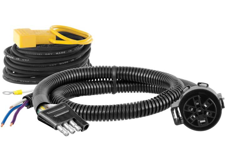 Curt Manufacturing ECHO BRAKE CONTROLLER ADAPTER(4-WAY FLAT VEHICLE TO USCAR)