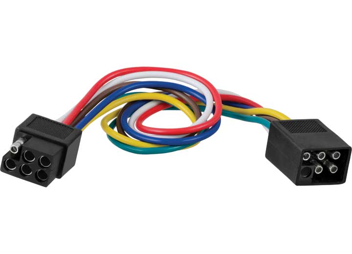 Curt Manufacturing 6-WAY SQUARE CONNECTOR - 12IN LOOP W/VEHICLE & TRAILER ENDS