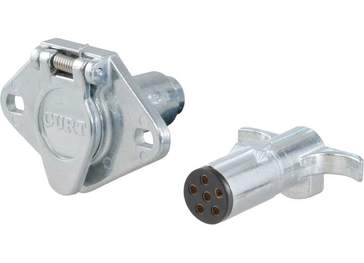Curt Manufacturing I-8/I-9 6-POLE DIE CAST CONNECTOR CAR/TRAILER END PKG.