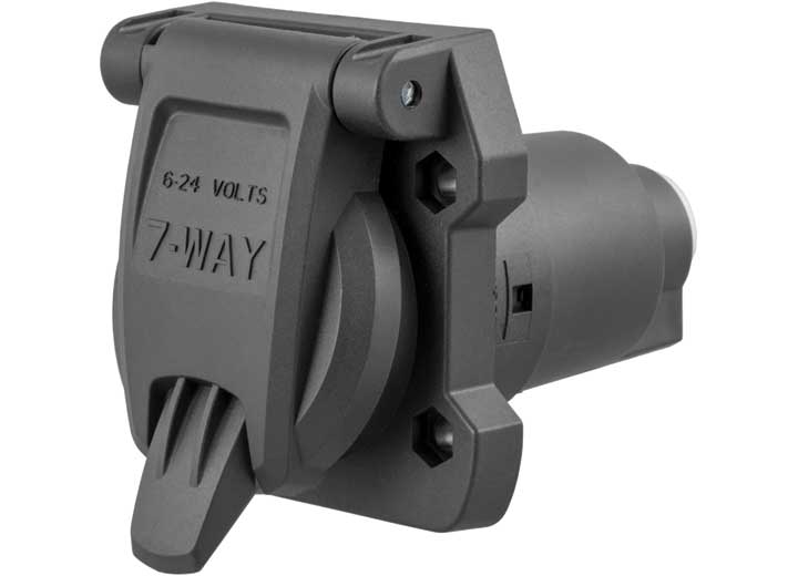 Curt Manufacturing HEAVY DUTY 7 WAY RV BLADE CONNECTOR SOCKET TRUCK END