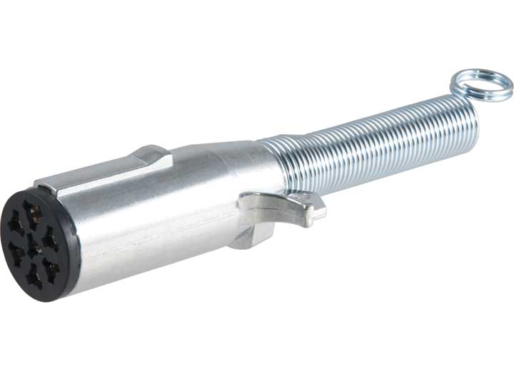Curt Manufacturing Curt 7-Way Round Plug - Trailer End