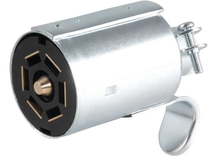 Curt Manufacturing Curt 7-Way Round RV Blade Wiring Connector