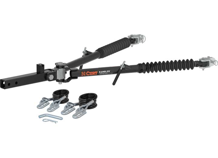 Curt Manufacturing RAMBLER STEEL RV TOW BAR 7,500LB 2IN SHANK