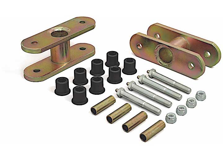 Daystar International 46-75 CJ-6 2/4WD 1-1/2IN FRONT OR REAR LIFT GREASEABLE SHACKLE