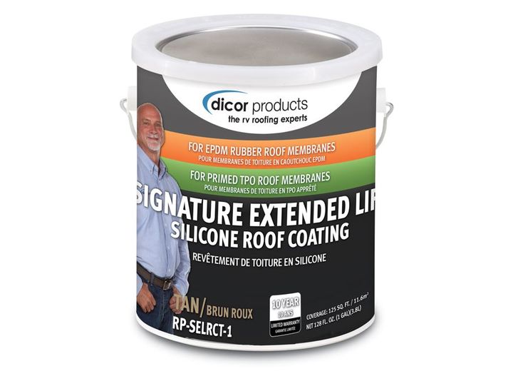 Dicor 1 GAL CAN SIGNATURE EXTENDED LIFE ROOF COATING 100% SILICONSOLIDSTAN