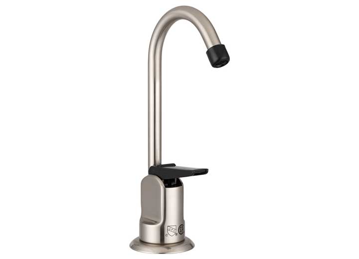 Dura Faucet RV Drinking Fountain Faucet – Brushed Satin Nickel