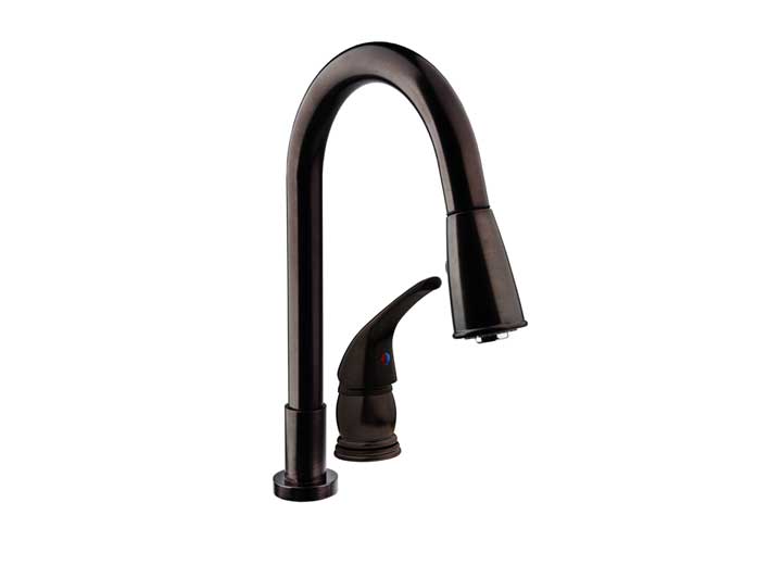 Dura Faucet Pull-Down RV Kitchen Faucet – Venetian Bronze