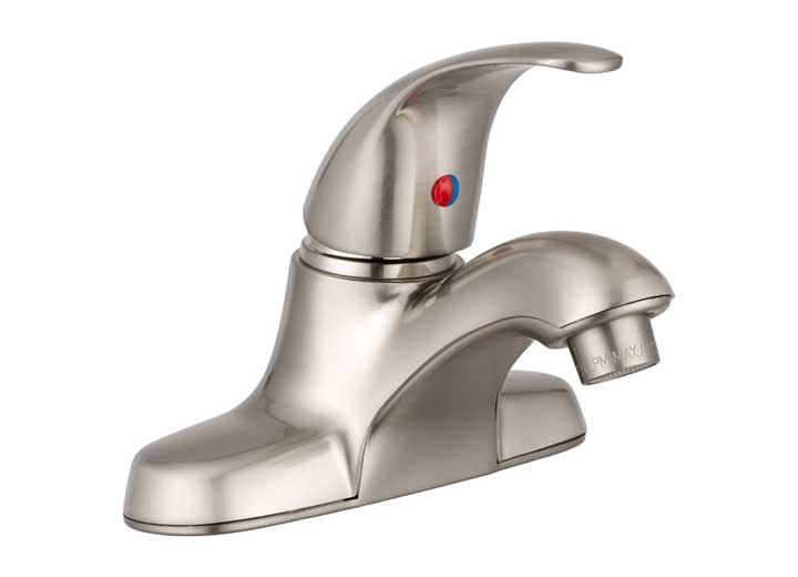 Dura Faucet Heavy Duty Single Lever Arc RV Lavatory Faucet – Brushed Satin Nickel