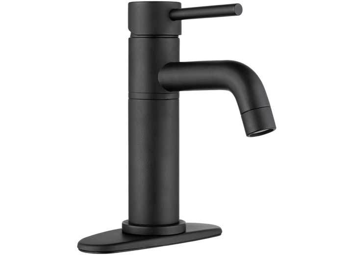 Dura Faucet Single Handle Vessel RV Lavatory Faucet – Matte Black