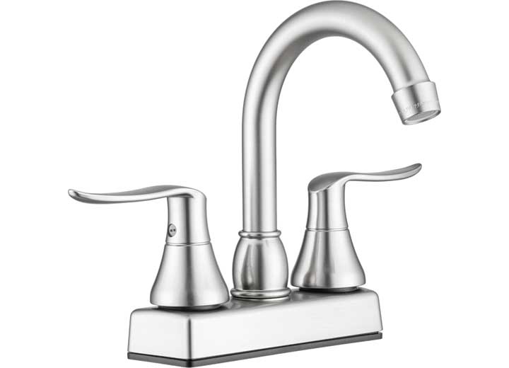 Dura Faucet Elegant Arc Spout RV Bar Faucet – Brushed Satin Nickel