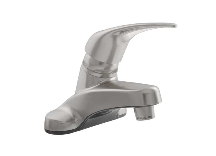Dura Faucet Single Lever RV Lavatory Faucet – Brushed Satin Nickel